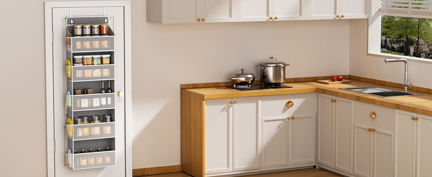 Over door organizer pantry