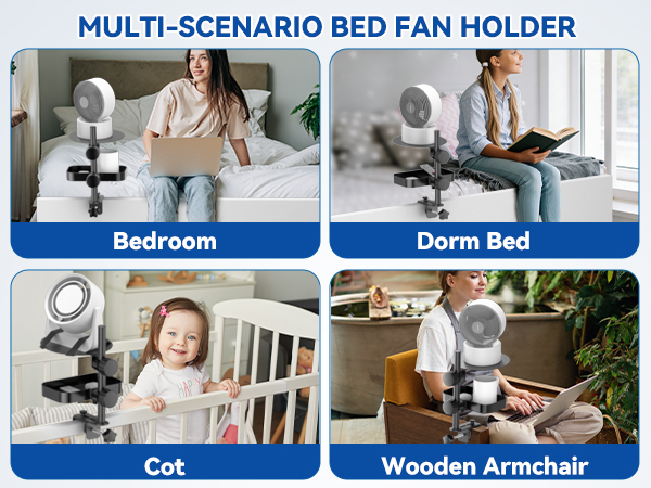 Bed Fan Holder