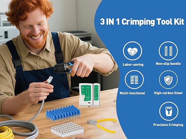 3 in 1 crimping tool kit