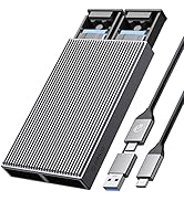 Text reads 'Image 2'. Black external SSD drive case with ribbed cooling design, showing USB-C cable connection and blue internal components.