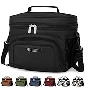 Vankor Lunch Box for Men Women, Insulated Lunch Bag Reusable Leakproof Cooler Lunch Tote Bag with...