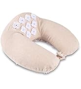 Kanjo Memory Foam Acupressure Neck Pillow - High Density Memory Foam Core - Travel Accessory Pill...