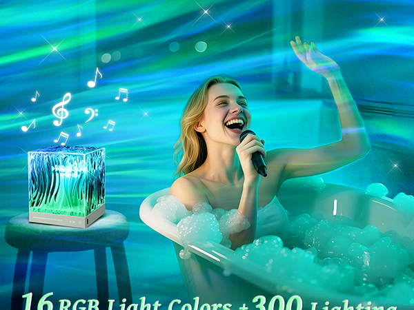 northern light galaxy light projector for bedroom ambient lighting shower lamp waterproof lunie lamp