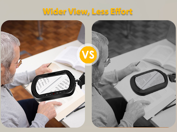 hobby magnifying glass with light hands free