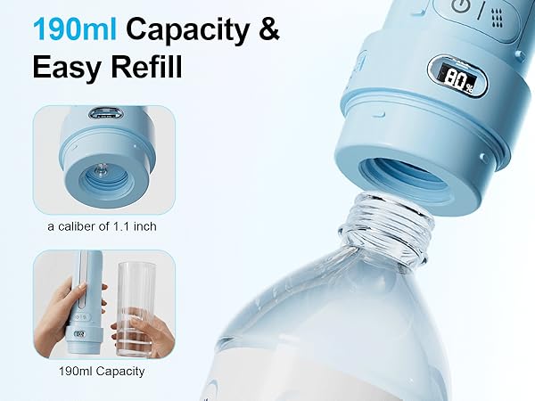 Electric portable bidet for travel Universal Compatibility
