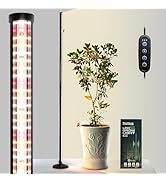 Oizuon Plant Grow Lights Indoor – 64.5'' Tall Full Spectrum Plant Growing Lamps with 660nm, 3000K...
