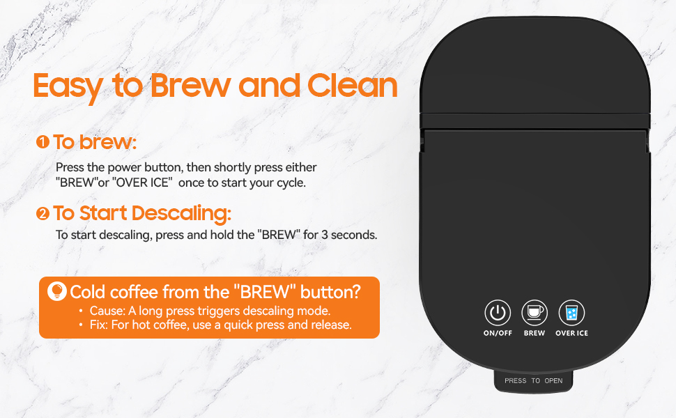 Easy to Brew and Clean