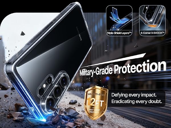 TORRAS for Samsung Galaxy s26 ultra case clear, transparent slim case for Samsung s26 ultra case