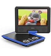 YOTON 9.5" Portable DVD Player for Kids and Car, 7.5" Swivel HD Screen with 4-6 Hours Built-in Ba...