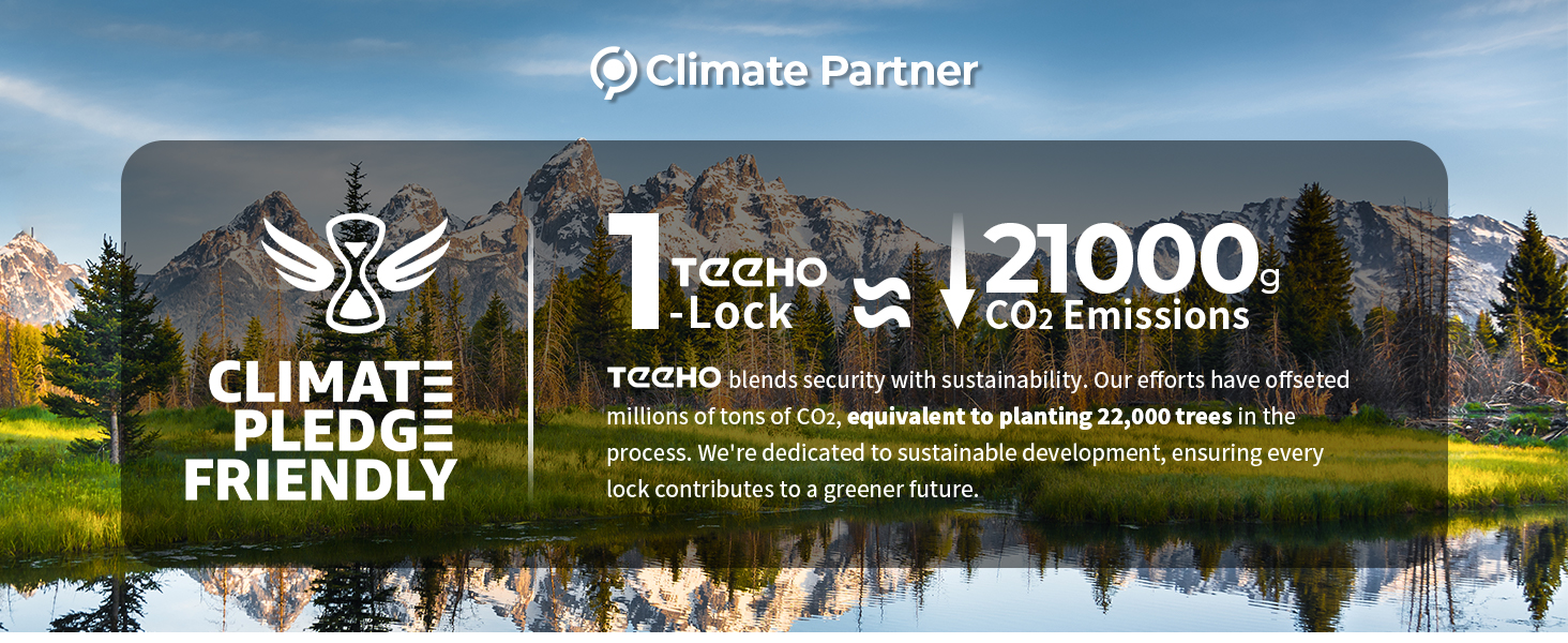 TEEHO is committed to eco-friendly principles, delivering secure and sustainable smart locks
