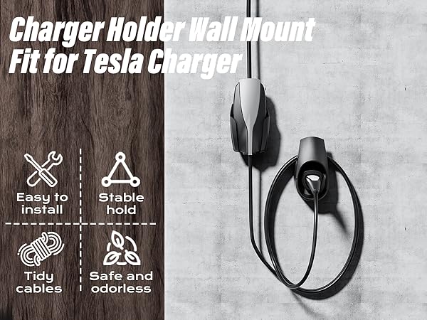 tesla charger holder