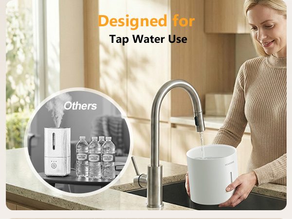 Mist-Free Evaporative Humidifier