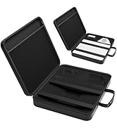 EAZUSE Starlink Mini Case, Leathery Lightweight Travel Case for Mini Starlink with Molded Foam fo...