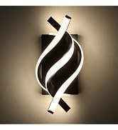 MingBright LED Wall Sconce, 15W 700LM Modern Vanity Light Fixture, 4000K Cool White Indoor Wall L...