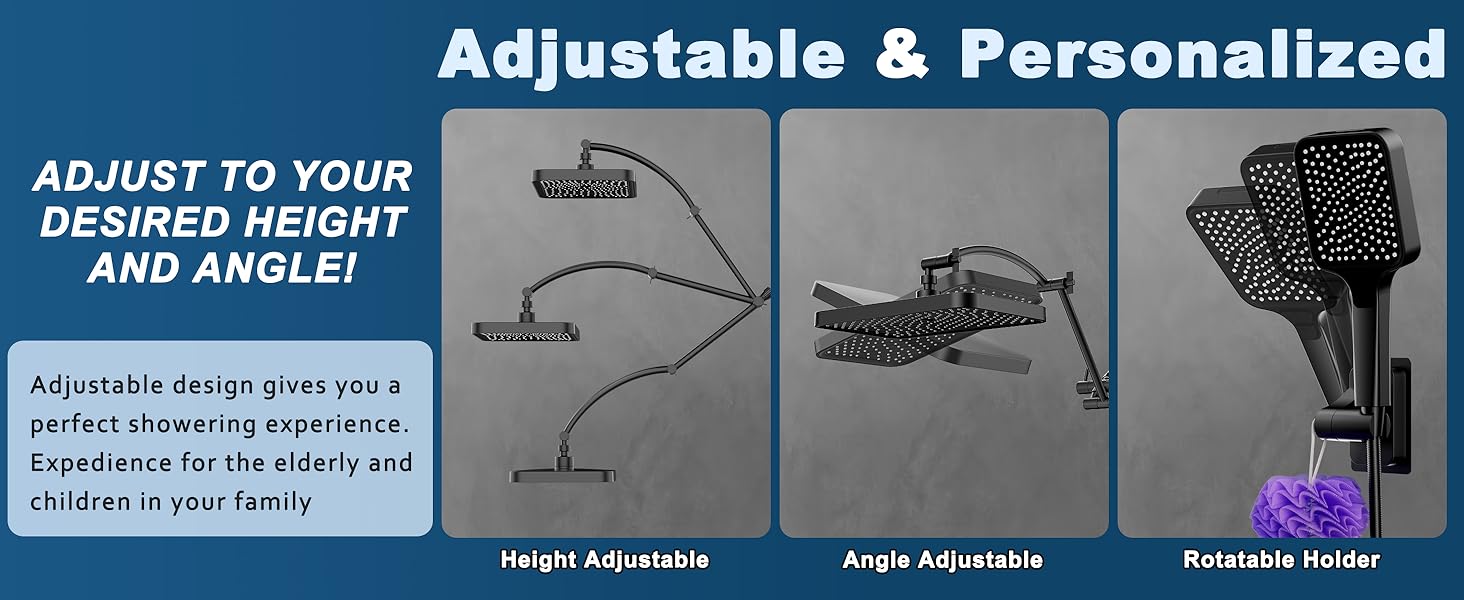rain shower head high pressure