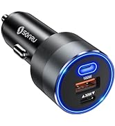 SONRU 130W USB C Car Charger 3 Ports Type c car Charger Adapter PD/PPS 100W +PD/QC 30W Cigarette ...