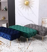 Roundhill Furniture Sira Bench, one, Blue