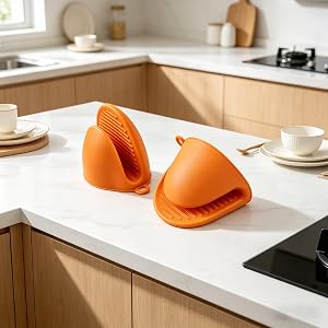 These petite protectors let you handle hot lids &amp;amp; cast iron easily.