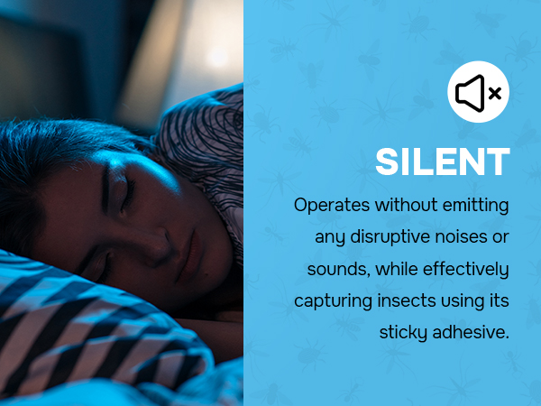 Fly Insect Trap Indoor with Night Light Plug in Bug Catcher, Pest Repeller Indoor 