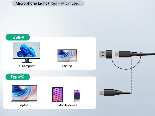 USB Headset for PC/Computer/Laptop