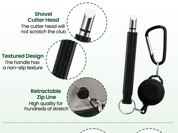 golf brush and groove cleaner