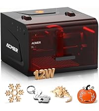 ACMER K1 7000mW Laser Engraver Machine, 150×150mm Desktop Laser Cutter