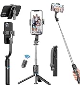 Selfie Stick with Tripod Stand and Remote - 42" Extendable Selfie Stick for iPhone 15 14 13 12 Pr...