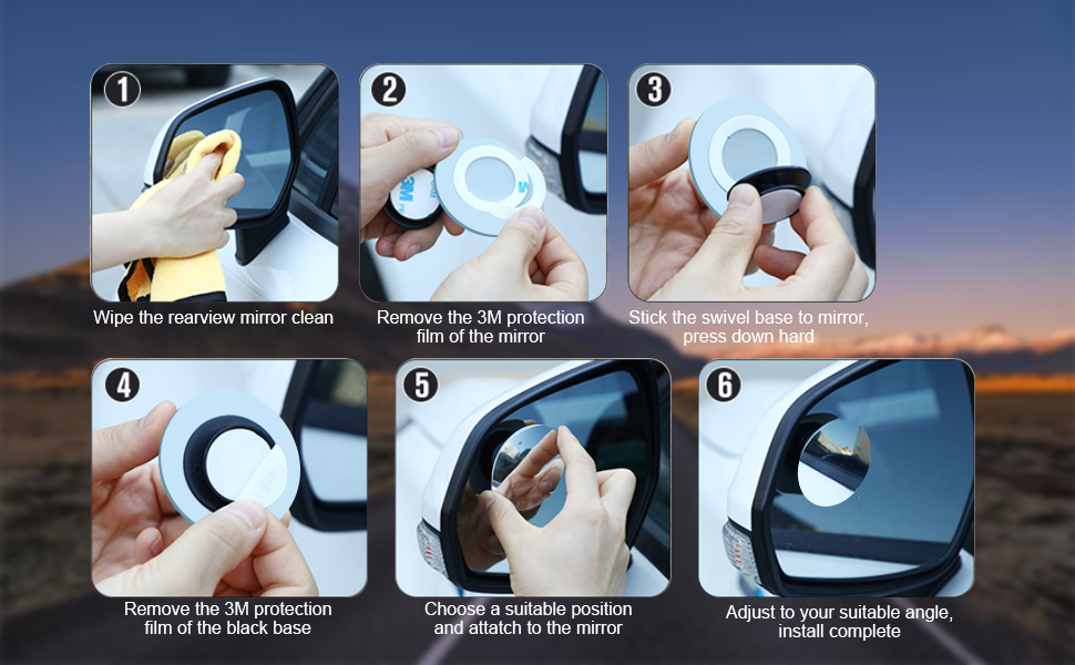 blind spot mirror rear view mirror side passenger side mirror passenger mirror driver passenger