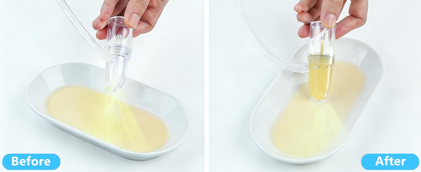 Nasal Aspirator for Baby, Baby Nose Sucker, Booger Sucker with Hand Pump