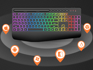 light up keyboard and mouse