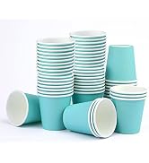 50 Pack 3oz Paper Cups, Bathroom Cups Disposable,Moushwash Cups Small Snack Cups for Water, Juice...