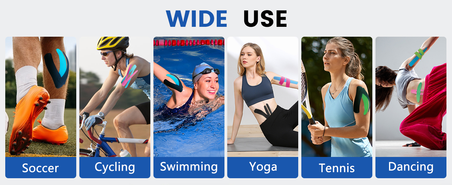 rock tape kinesiology tape