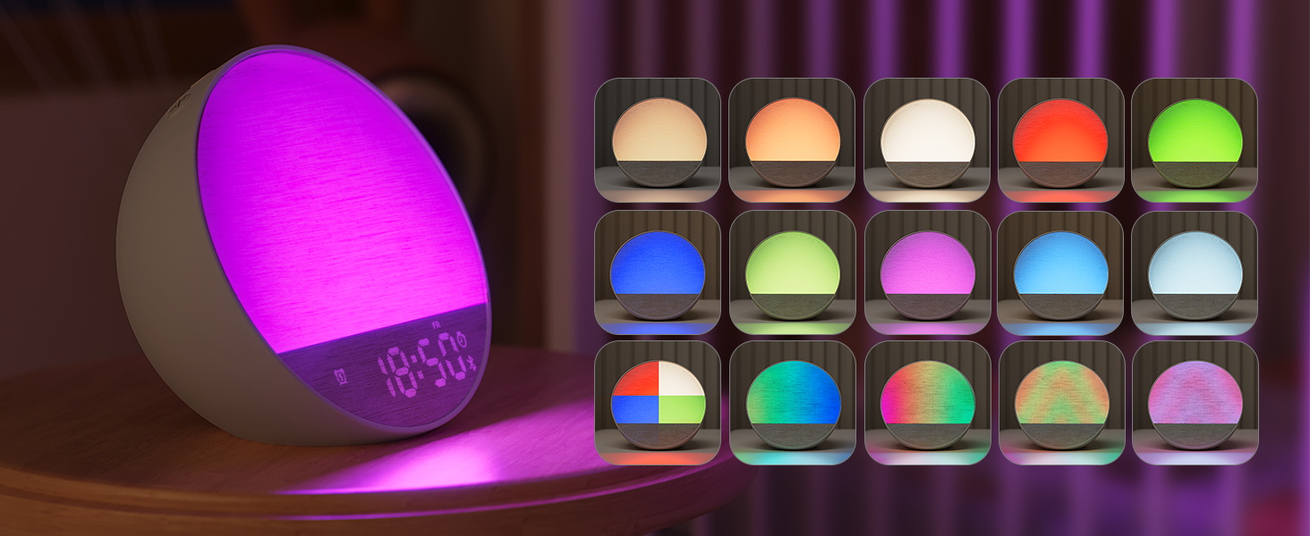 alarm clock with light to wake up