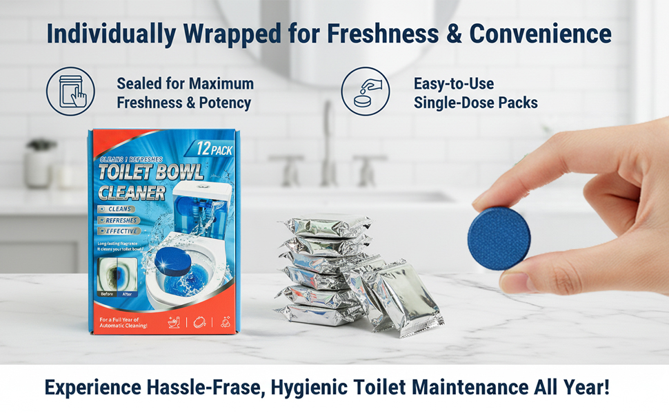 Toilet cleaning tablets
