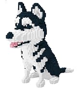 BDYDT Dog Husky Micro Building Blocks Set(2524PCS) Gift for Adults and Kids