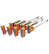 Bora 4-Piece Parallel Clamp Set 571550I,Orange