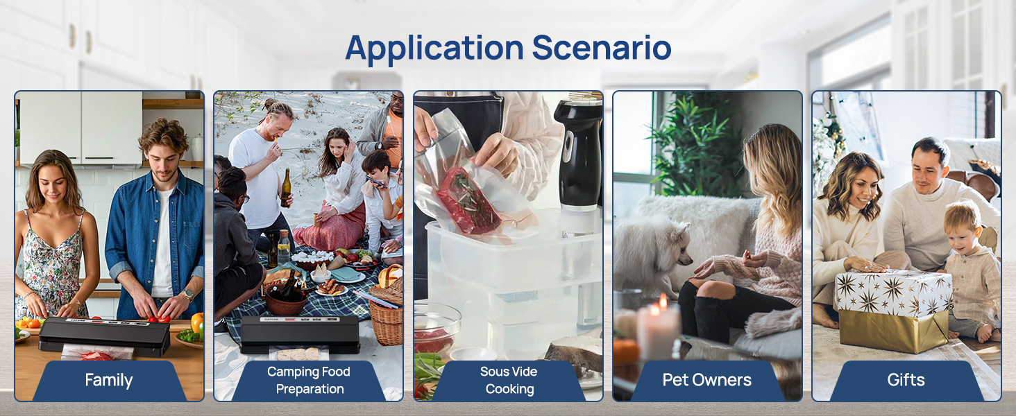 Vacuum sealers can be used in a variety of situations