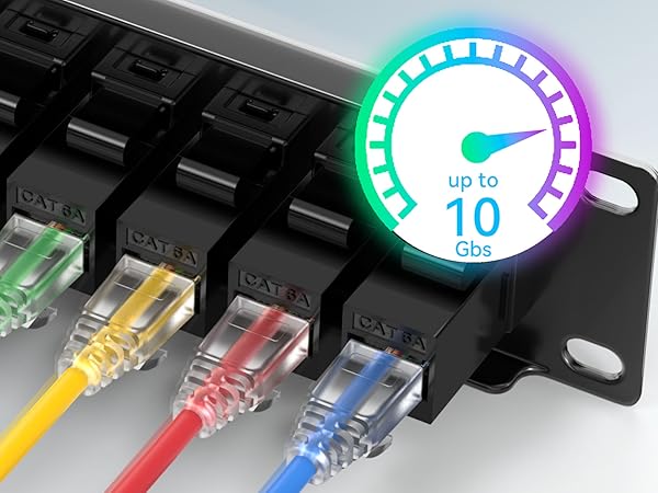12 ports patch panel
