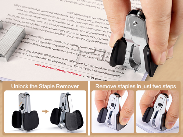 stapler with staples