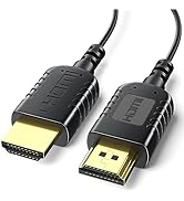 Ultra Thin HDMI 8K Cable 5FT, 8K@60Hz HDMI 2.1 Cord Supports 48Gbps eARC HDR HDCP 2.3 for Dolby V...