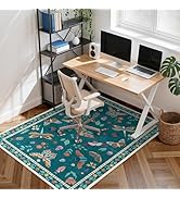 Anidaroel 48"x60" Office Chair Mat for Hardwood Floor/Tile, Anti-Slip Desk Rug for Offices, Insec...