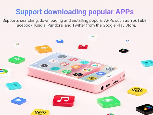 MP3 Player with Bluetooth and WiFi