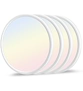 4 Pack 3200lm LED Flush Mount Ceiling Light 28W 12 Inch 5CCT Adjustable 3000K to 6000K Super Slim...