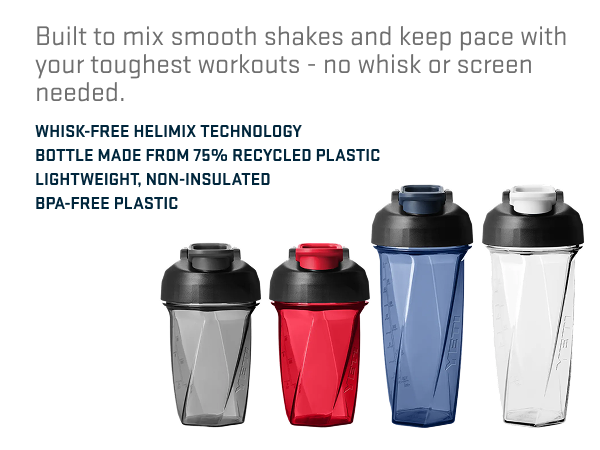 built to mix smooth shakes - no whisk needed.