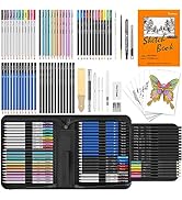 Taotree 81 Pack Art Supplies for Adults Kids Teen Artists Gifts, Pro Art Kit Drawing Pencils Set,...