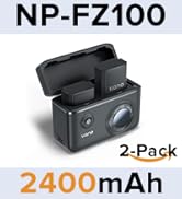 18W Fast NP-FZ100 Dual Charger with 2-pack batteries