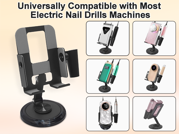 Nail Tool Stand Compatible with Most Nail Drill Machines