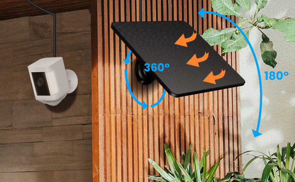 Solar Panel for Security Cameras