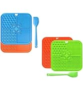 Lick Mat for Dogs, Dog Lick Mat with Suction Cups Dog Food Mats and Slow Feeder Cat Bowl for Dogs...