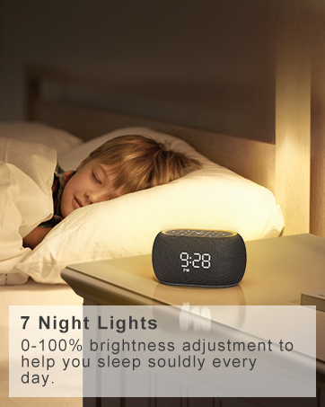 Night lights alarm clock